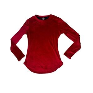 Super soft red pajama top medium